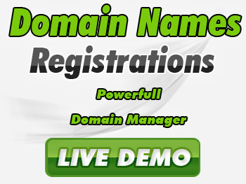Half-price domain registration services
